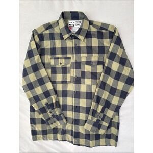 Napalm Flannel Line Long Sleeve Shirt Size XXL Made In USA Buffalo Print Plaid